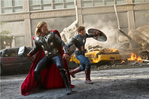 Thor and Captain America